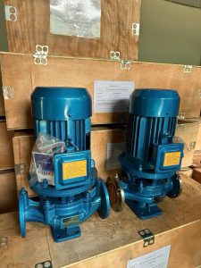 Máy bơm trục đứng ISG100-160