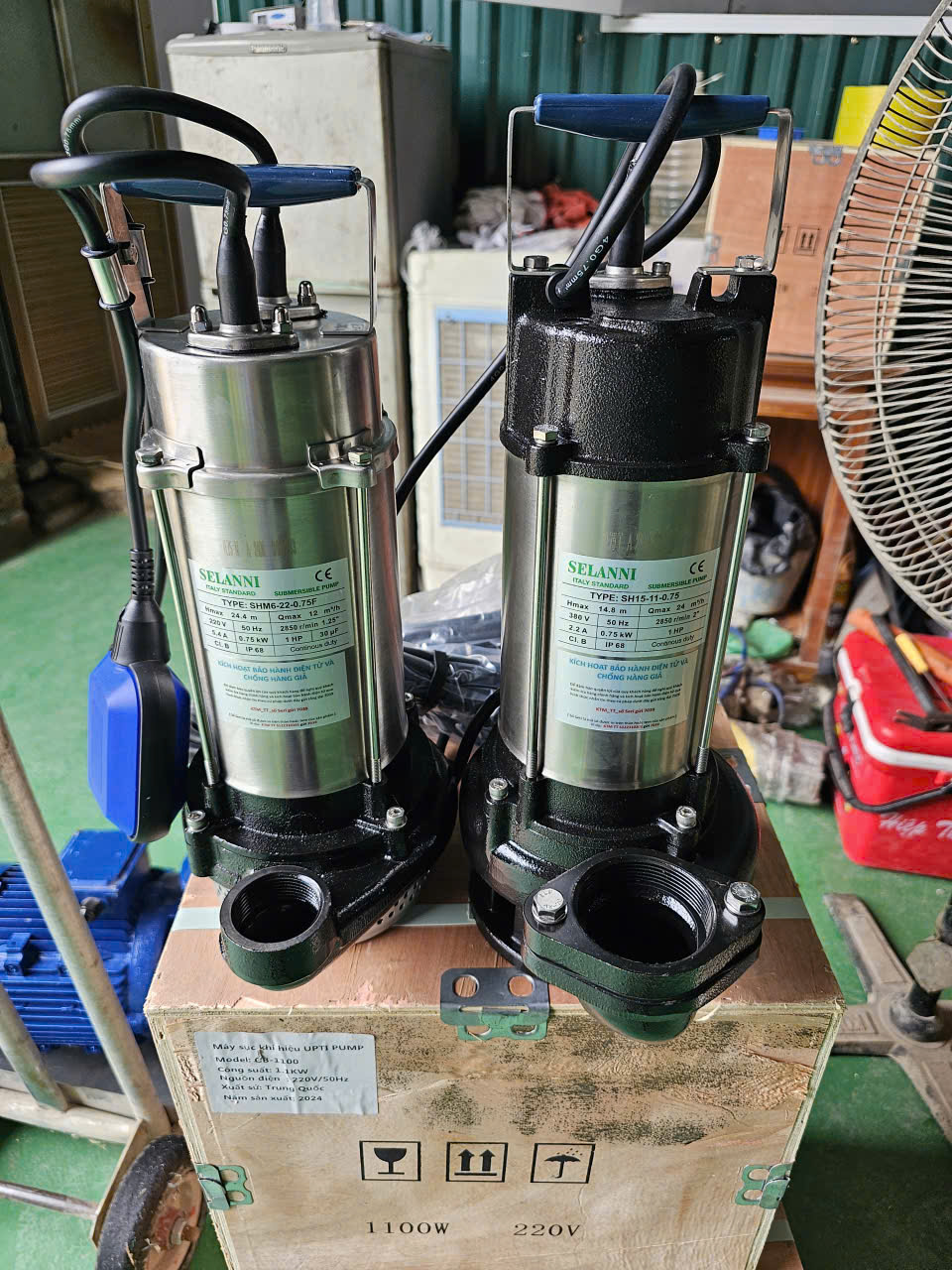 Bơm chìm selanni SHM27-55-7.5