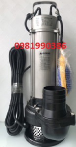 Bơm chìm inox có phao hút nước sạch Swirls QDX40-9-1.5SF
